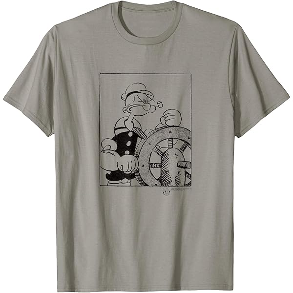 Amazon.com: Popeye Tough Guys Eat Spinach Funny Mens Graphic T